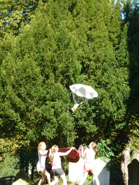 Sproughton Annual Teddy Bear Parachute Jump.