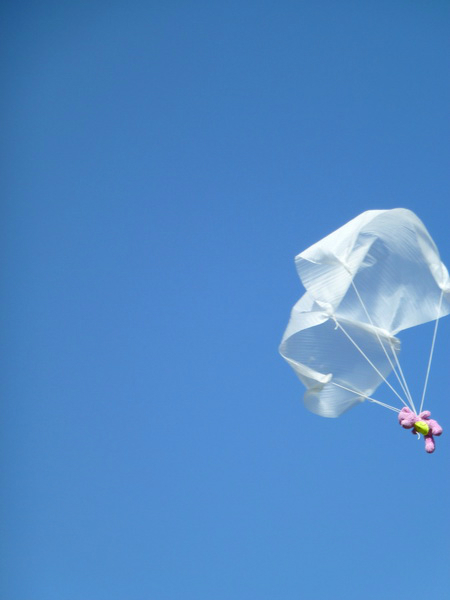 Sproughton Annual Teddy Bear Parachute Jump.