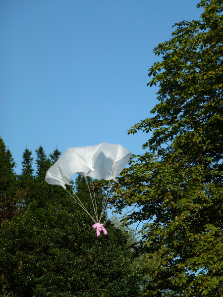 Sproughton Annual Teddy Bear Parachute Jump.