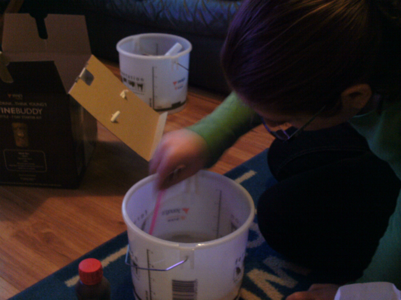 Wine making.