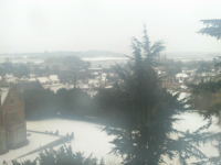 View from Woodbridge ringing chamber.