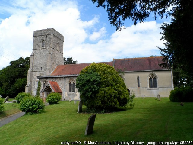 Lidgate, St Mary.