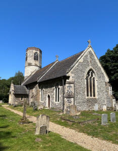 Stuston All Saints. Image Martin Kirk.