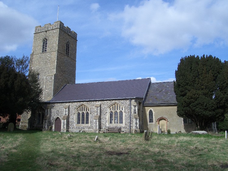 Photo of All Saints church, Great Glemham