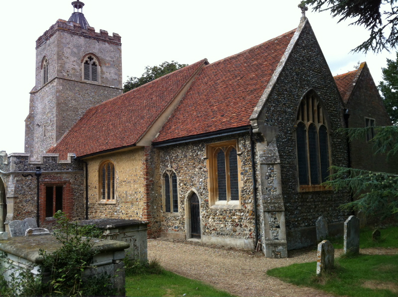 Photo of All Saints church, Little Cornard