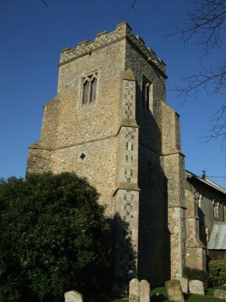 Photo of St George church, Wyverstone